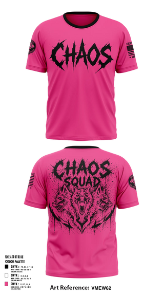 Short Sleeve Performance Shirt, Chaos squad fire and Ice, E-Sports, Teamtime, Team time, sublimation, custom sports apparel, team uniforms, spirit wear, spiritwear, sports uniforms, custom shirts, team store, custom team store, fundraiser sports, apparel fundraiser
