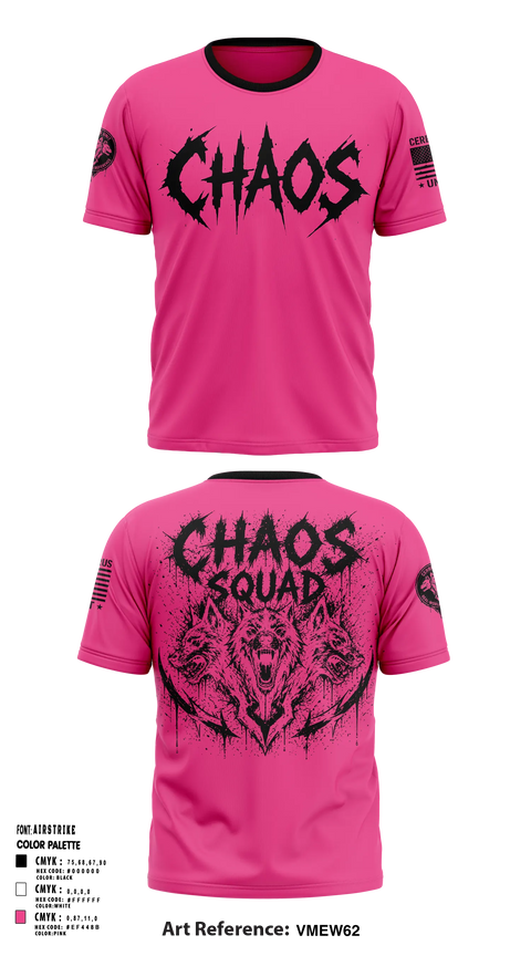 Short Sleeve Performance Shirt, Chaos squad fire and Ice, E-Sports, Teamtime, Team time, sublimation, custom sports apparel, team uniforms, spirit wear, spiritwear, sports uniforms, custom shirts, team store, custom team store, fundraiser sports, apparel fundraiser