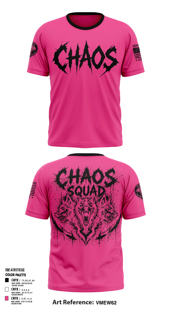 Short Sleeve Performance Shirt, Chaos squad fire and Ice, E-Sports, Teamtime, Team time, sublimation, custom sports apparel, team uniforms, spirit wear, spiritwear, sports uniforms, custom shirts, team store, custom team store, fundraiser sports, apparel fundraiser