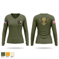 South Carolina Department of Natural Resources Women's Long Sleeve V-neck Shirt - 1