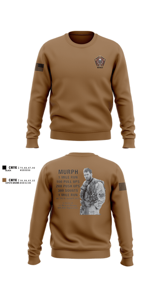 Crew Neck Sweatshirt, H2F_1MED_, Army, Teamtime, Team time, sublimation, custom sports apparel, team uniforms, spirit wear, spiritwear, sports uniforms, custom shirts, team store, custom team store, fundraiser sports, apparel fundraiser