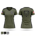 Cambridge Police Drone Unit Women's Short Sleeve V-neck Shirt - 1