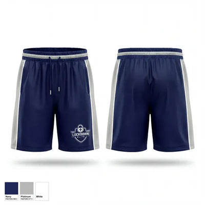 Lockdown Elite Basketball Academy 70073608 Mens Reversible Basketball Shorts - 1