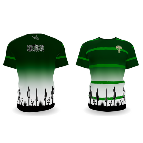 Short Sleeve Performance Shirt, Cactus Fc, Men's Soccer, Teamtime, Team time, sublimation, custom sports apparel, team uniforms, spirit wear, spiritwear, sports uniforms, custom shirts, team store, custom team store, fundraiser sports, apparel fundraiser
