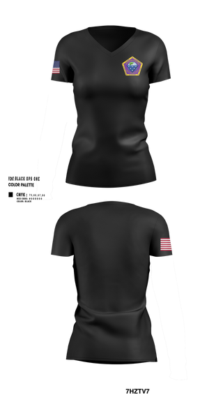 Womens Short Sleeve Vneck Shirt, Joint mortuary Affairs Department, , Teamtime, Team time, sublimation, custom sports apparel, team uniforms, spirit wear, spiritwear, sports uniforms, custom shirts, team store, custom team store, fundraiser sports, apparel fundraiser