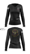 Treatment Platoon Women's Long Sleeve V-neck Shirt - 41