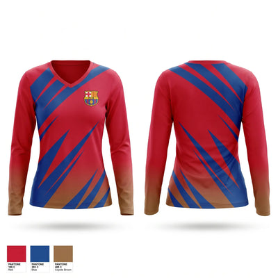Palmetto angels fc Women's Long Sleeve V-neck Shirt - 1