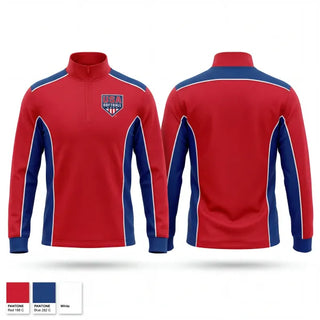 Quarter Zip Jacket, USA Softball of Alaska, Softball, Teamtime, Team time, sublimation, custom sports apparel, team uniforms, spirit wear, spiritwear, sports uniforms, custom shirts, team store, custom team store, fundraiser sports, apparel fundraiser