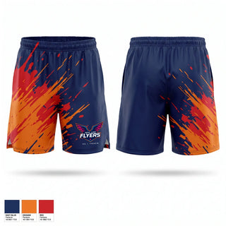 Track Shorts, Heartland Flyers, Track & Field, Teamtime, Team time, sublimation, custom sports apparel, team uniforms, spirit wear, spiritwear, sports uniforms, custom shirts, team store, custom team store, fundraiser sports, apparel fundraiser