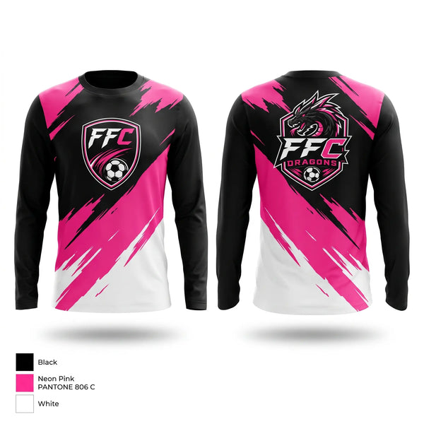 Long Sleeve Performance Shirt, FFC, Men's Soccer, Teamtime, Team time, sublimation, custom sports apparel, team uniforms, spirit wear, spiritwear, sports uniforms, custom shirts, team store, custom team store, fundraiser sports, apparel fundraiser
