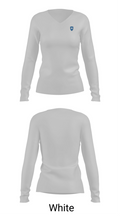 Marian Crusaders Soccer 38611579 Women's Long Sleeve V-neck Shirt - 11