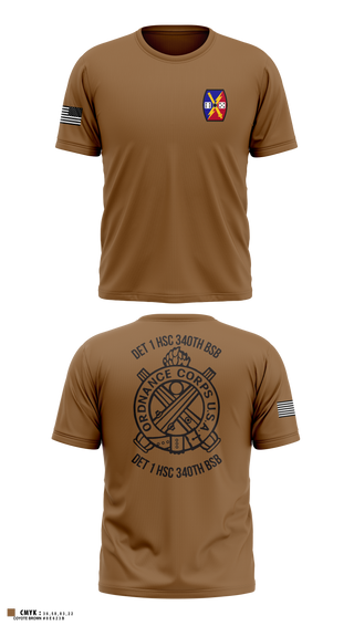Short Sleeve Performance Shirt, DET 1 HSC 340TH BSB, Army, Teamtime, Team time, sublimation, custom sports apparel, team uniforms, spirit wear, spiritwear, sports uniforms, custom shirts, team store, custom team store, fundraiser sports, apparel fundraiser