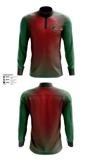 Quarter Zip Jacket, Smoking Ducks, Men's Basketball, Teamtime, Team time, sublimation, custom sports apparel, team uniforms, spirit wear, spiritwear, sports uniforms, custom shirts, team store, custom team store, fundraiser sports, apparel fundraiser