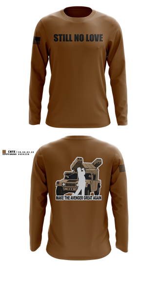 Long Sleeve Performance Shirt, E 2-55, Army, Teamtime, Team time, sublimation, custom sports apparel, team uniforms, spirit wear, spiritwear, sports uniforms, custom shirts, team store, custom team store, fundraiser sports, apparel fundraiser