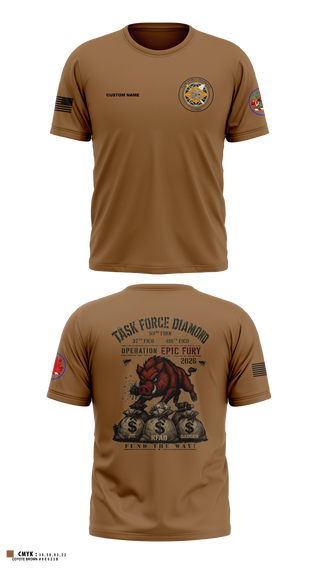 Short Sleeve Performance Shirt, 93rd Finance Battalion, National Guard, Teamtime, Team time, sublimation, custom sports apparel, team uniforms, spirit wear, spiritwear, sports uniforms, custom shirts, team store, custom team store, fundraiser sports, apparel fundraiser