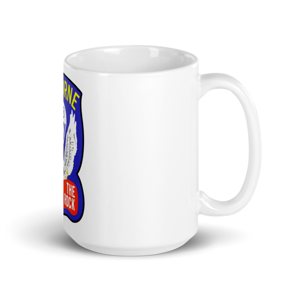 1st Battalion 503rd Infantry Regiment 53542236 White Glossy Mug - Large