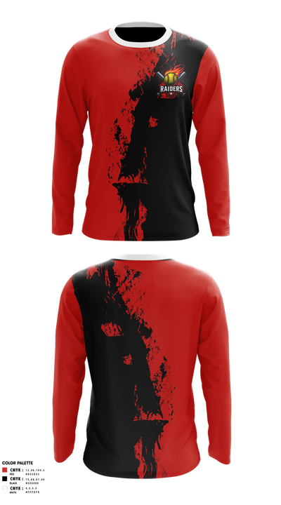 Raiders 56179112 Long Sleeve Performance Shirt 1
