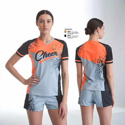 Ogden High School Cheer 33562442 Women's Short Sleeve V-neck Shirt - 42
