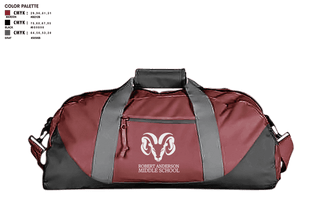 Duffle Bag, Robert Anderson Rams, Men's Basketball, Teamtime, Team time, sublimation, custom sports apparel, team uniforms, spirit wear, spiritwear, sports uniforms, custom shirts, team store, custom team store, fundraiser sports, apparel fundraiser