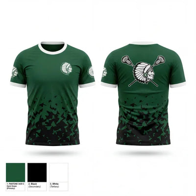 Billerica Indians 14721294 Short Sleeve Performance Shirt - 1