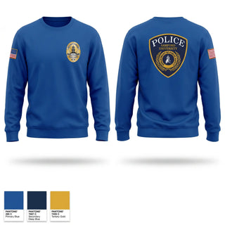 Crew Neck Sweatshirt, Samford University Police, Police, Teamtime, Team time, sublimation, custom sports apparel, team uniforms, spirit wear, spiritwear, sports uniforms, custom shirts, team store, custom team store, fundraiser sports, apparel fundraiser