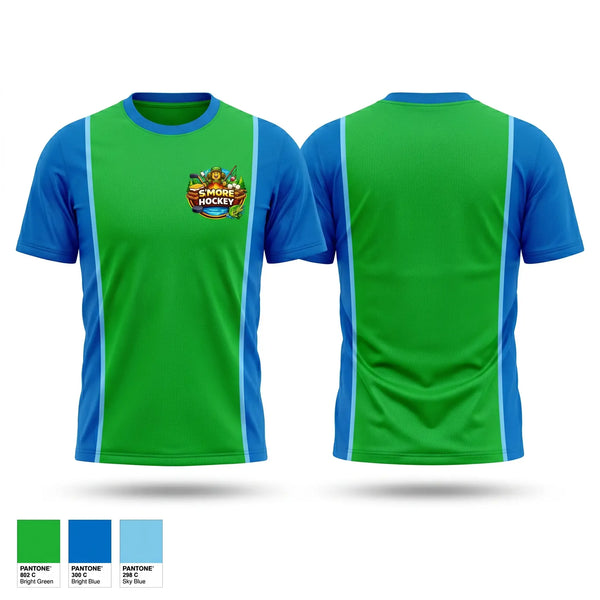 Soft Poly Tee Cotton Like Feel, S’More Hockey, Ice Hockey, Teamtime, Team time, sublimation, custom sports apparel, team uniforms, spirit wear, spiritwear, sports uniforms, custom shirts, team store, custom team store, fundraiser sports, apparel fundraiser
