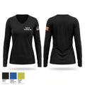 Sparta Fire/Rescue Women's Long Sleeve V-neck Shirt - 1
