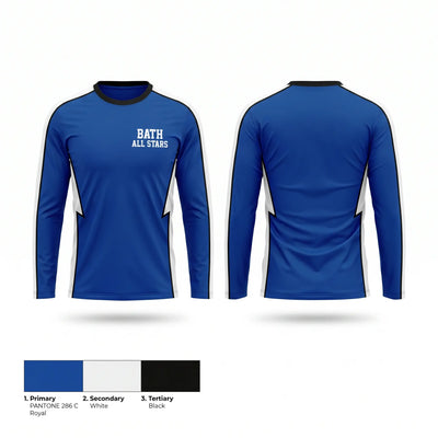 Bath All Stars 11618038 Long Sleeve Performance Shirt 2