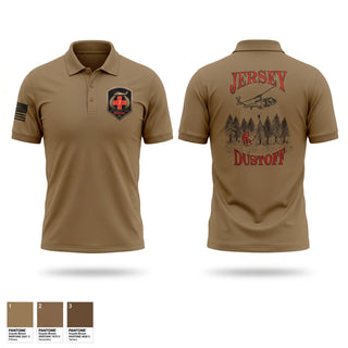 Short Sleeve Performance Polo, Jersey Dustoff, National Guard, Teamtime, Team time, sublimation, custom sports apparel, team uniforms, spirit wear, spiritwear, sports uniforms, custom shirts, team store, custom team store, fundraiser sports, apparel fundraiser