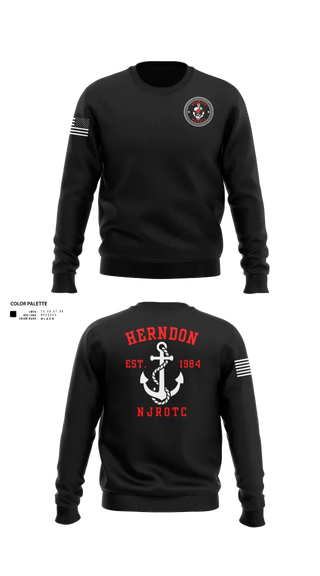 Crew Neck Sweatshirt, Hornet Battalion, Spirit Store, Teamtime, Team time, sublimation, custom sports apparel, team uniforms, spirit wear, spiritwear, sports uniforms, custom shirts, team store, custom team store, fundraiser sports, apparel fundraiser