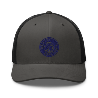 North Port Jr Bobcats 24422472 Retro Trucker Hat | Yupoong 6606