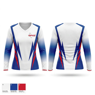 Marucci Athletics Elite Women's Long Sleeve V-neck Shirt - 1