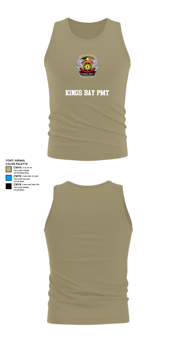 Tank Top, Kings Bay PMT, , Teamtime, Team time, sublimation, custom sports apparel, team uniforms, spirit wear, spiritwear, sports uniforms, custom shirts, team store, custom team store, fundraiser sports, apparel fundraiser