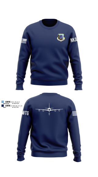 Crew Neck Sweatshirt, 92 OG, Air Force, Teamtime, Team time, sublimation, custom sports apparel, team uniforms, spirit wear, spiritwear, sports uniforms, custom shirts, team store, custom team store, fundraiser sports, apparel fundraiser