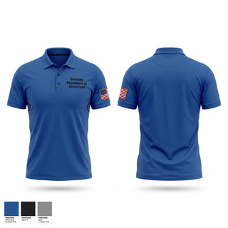 Short Sleeve Performance Polo, Kentucky Department of Corrections, Police, Teamtime, Team time, sublimation, custom sports apparel, team uniforms, spirit wear, spiritwear, sports uniforms, custom shirts, team store, custom team store, fundraiser sports, apparel fundraiser