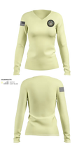 JCU 40817356 Women's Long Sleeve V-neck Shirt - 22