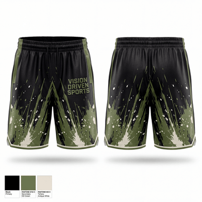 VISION DRIVEN SPORTS 18725223 Mens Reversible Basketball Shorts - 1