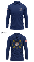 Station 25 Long Sleeve Performance Shirt with hood - 3