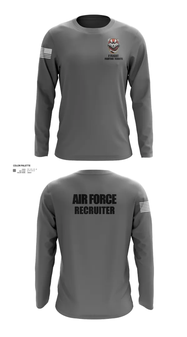 Long Sleeve Performance Shirt, 336 RCS F Flight, , Teamtime, Team time, sublimation, custom sports apparel, team uniforms, spirit wear, spiritwear, sports uniforms, custom shirts, team store, custom team store, fundraiser sports, apparel fundraiser