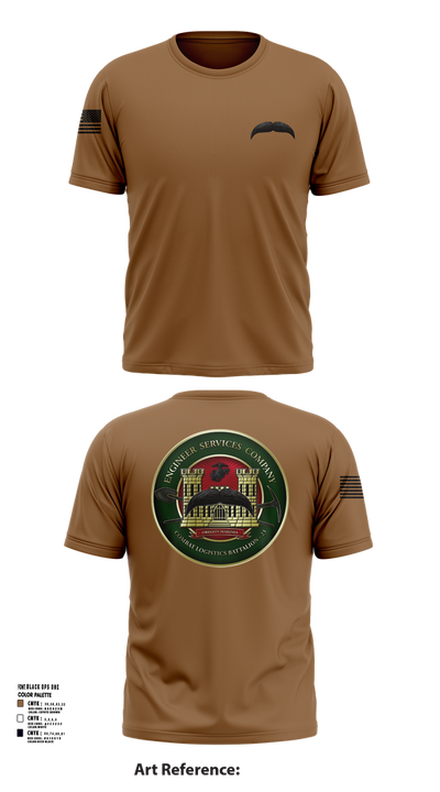 Engineers Services Company 56749194 Short Sleeve Performance Shirt - 21