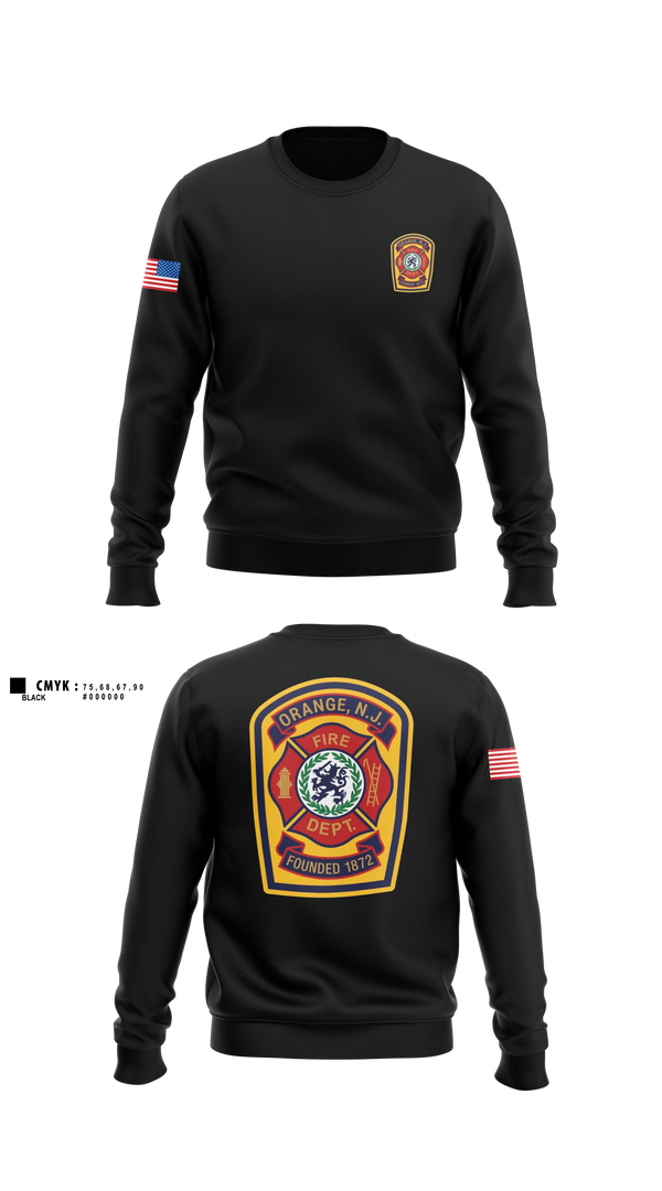 Crew Neck Sweatshirt, Tour 4, Fire Department, Teamtime, Team time, sublimation, custom sports apparel, team uniforms, spirit wear, spiritwear, sports uniforms, custom shirts, team store, custom team store, fundraiser sports, apparel fundraiser