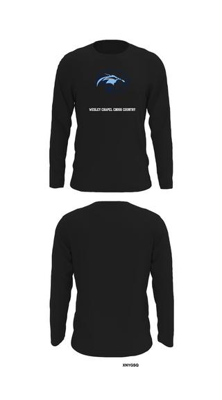 Long Sleeve Performance Shirt, Wesley Chapel Cross Country, Cross Country, Teamtime, Team time, sublimation, custom sports apparel, team uniforms, spirit wear, spiritwear, sports uniforms, custom shirts, team store, custom team store, fundraiser sports, apparel fundraiser