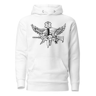 Unisex Hoodie - 1 - White