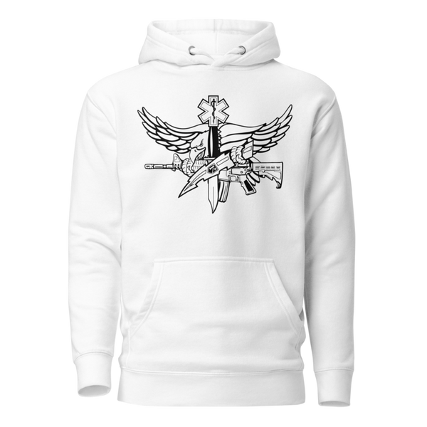 Unisex Hoodie - 1 - White