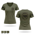 Jessamine county seat Women's Short Sleeve V-neck Shirt - 1