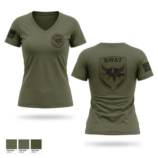 Womens Short Sleeve Vneck Shirt, Jessamine county seat, Police, Teamtime, Team time, sublimation, custom sports apparel, team uniforms, spirit wear, spiritwear, sports uniforms, custom shirts, team store, custom team store, fundraiser sports, apparel fundraiser