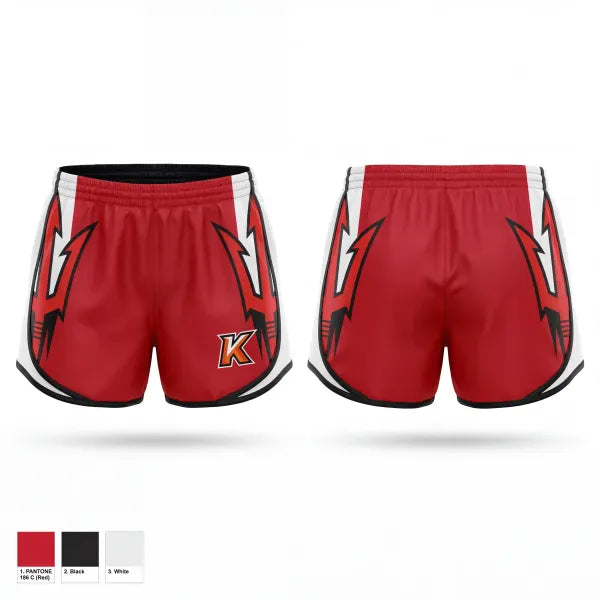 Womens Shorts, Kathleen Red Devils, , Teamtime, Team time, sublimation, custom sports apparel, team uniforms, spirit wear, spiritwear, sports uniforms, custom shirts, team store, custom team store, fundraiser sports, apparel fundraiser