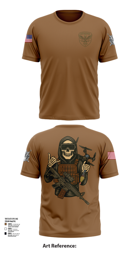 Short Sleeve Performance Shirt, D Co. UAS Platoon, , Teamtime, Team time, sublimation, custom sports apparel, team uniforms, spirit wear, spiritwear, sports uniforms, custom shirts, team store, custom team store, fundraiser sports, apparel fundraiser