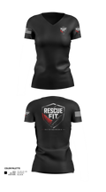 Rescue Fit 72689379 Women's Short Sleeve V-neck Shirt - 21