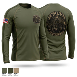 Long Sleeve Performance Shirt, Headquarters Company, MRB HI, Army, Teamtime, Team time, sublimation, custom sports apparel, team uniforms, spirit wear, spiritwear, sports uniforms, custom shirts, team store, custom team store, fundraiser sports, apparel fundraiser